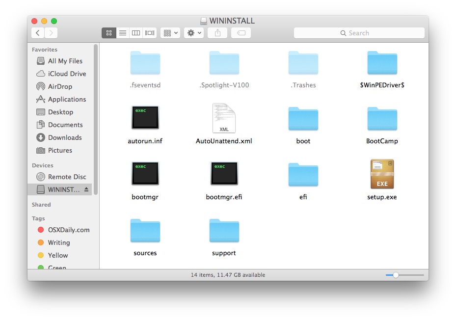 install windows on usb for mac